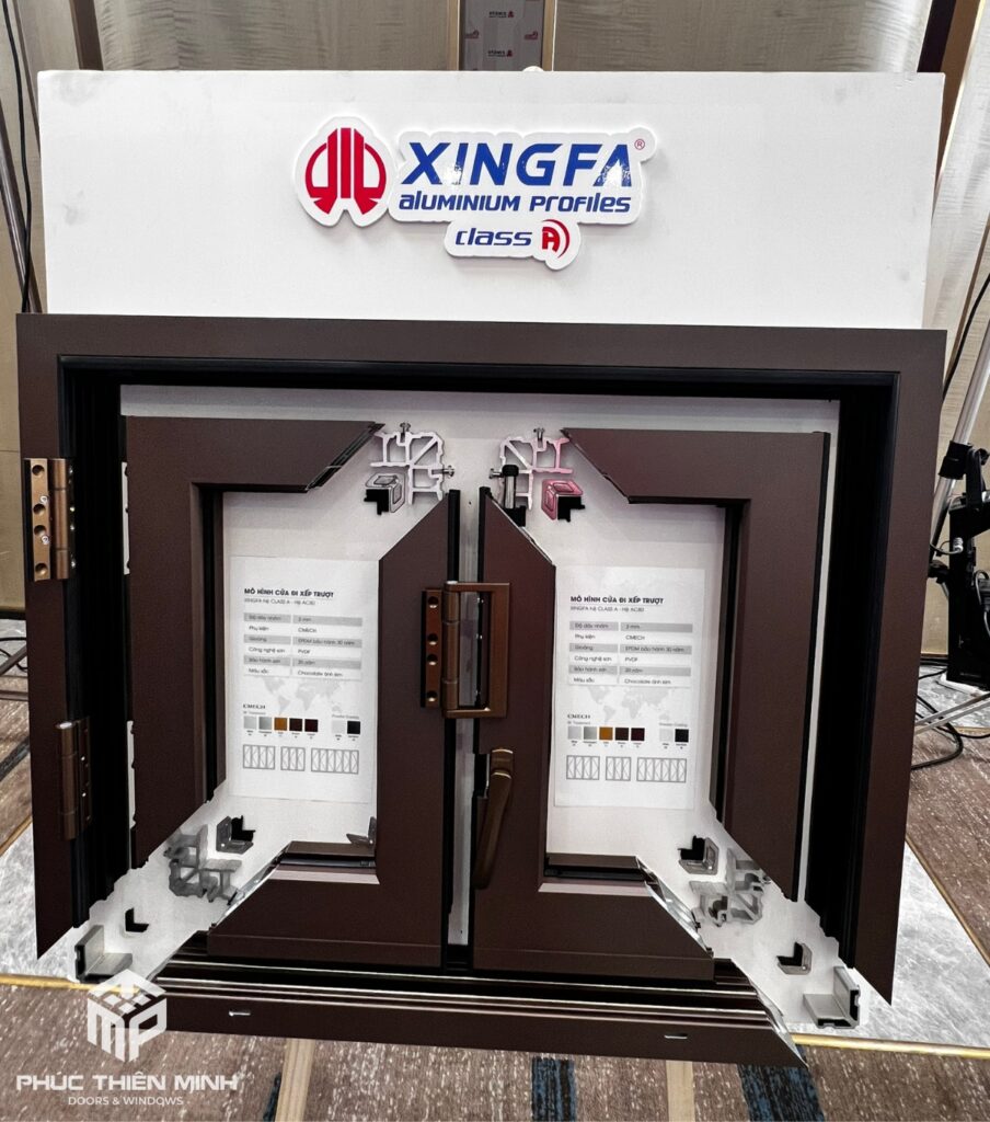 CỬA NHÔM XINGFA CLASS A CHẤT LƯỢNG VƯỢT TRỘI NÂNG TẦM CAO MỚI 2 Mô hình nhôm Xingfa Class A